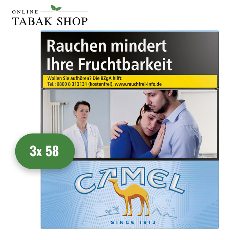 Camel Blue Zigaretten BP 6XL (3 x 58er)