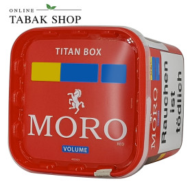 Moro Tabak Rot 310g Titan Eimer