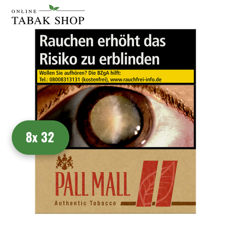 Pall Mall Authentic Red Super (8 x 32er)