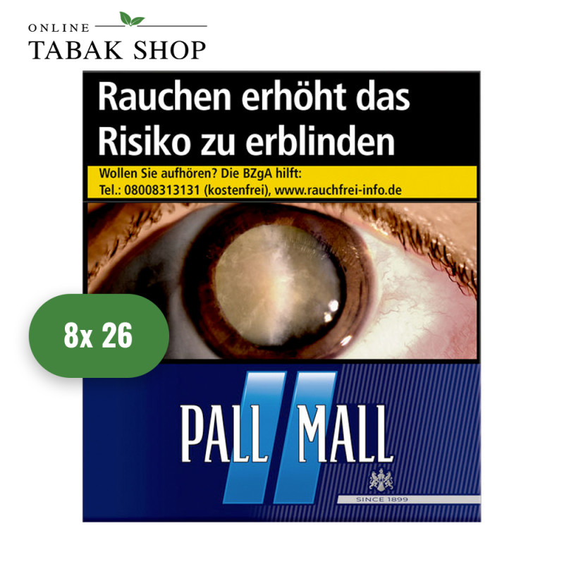 Pall Mall Blue Zigaretten Giga (8 x 26er)