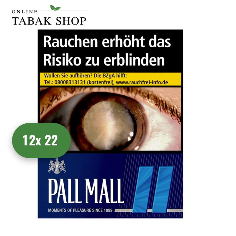 Pall Mall Blue Zigaretten XXL (12 x 22er)