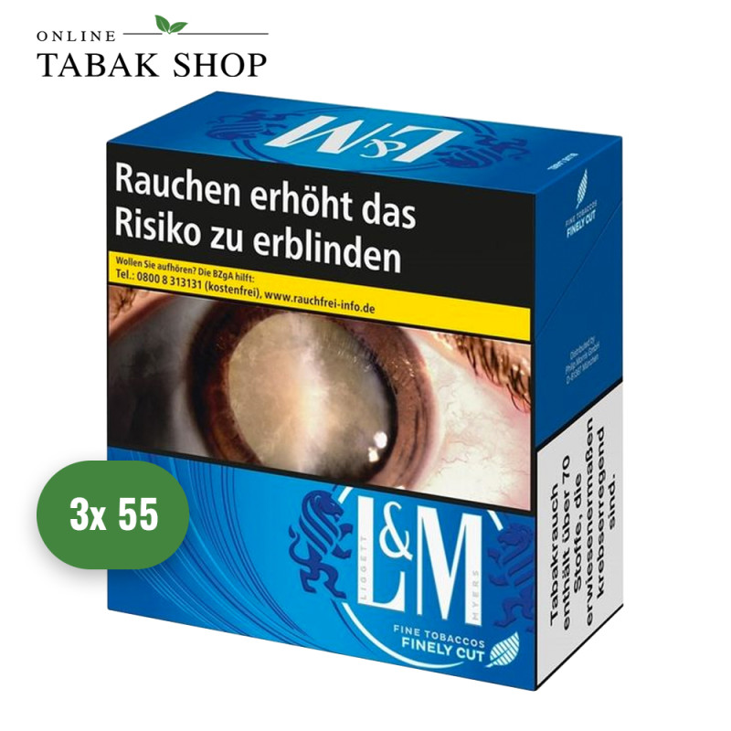 L&M Blue Label Zigaretten 7XL (3 x 55er)