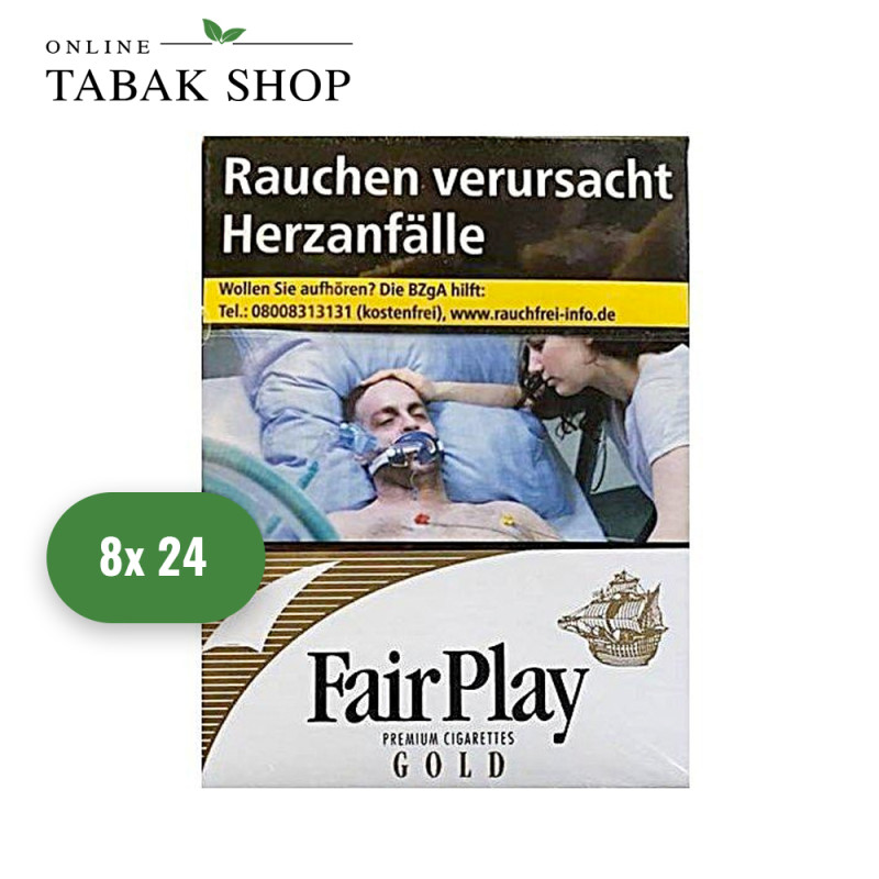 Fair Play Gold Zigaretten XXL (8 x 24er)