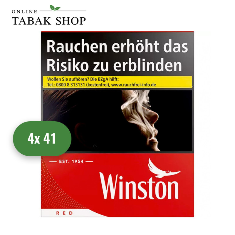 Winston Red Zigaretten 5XL (4 x 41er)