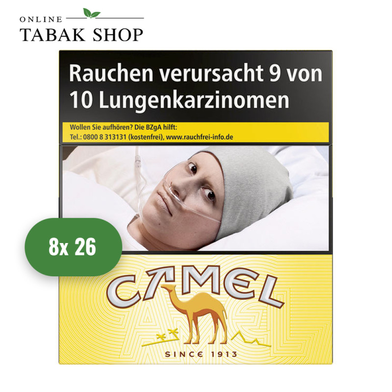 Camel Yellow Zigaretten BP XXL (8 x 26er)