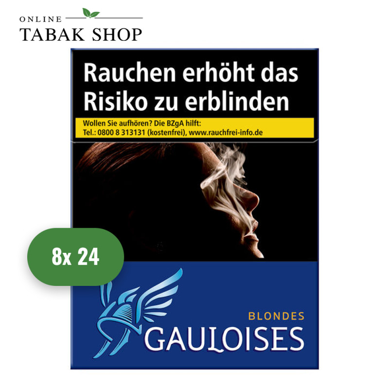 Gauloises Blondes Blau Zigaretten XXL (8 x 24er)