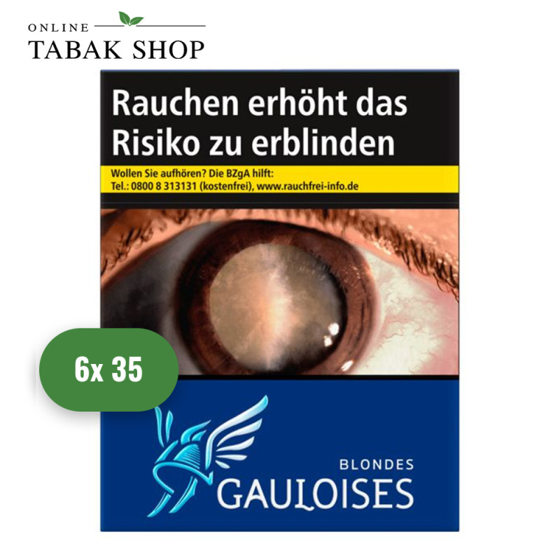 Gauloises Blondes Blau Zigaretten 3XL (6 x 35er)