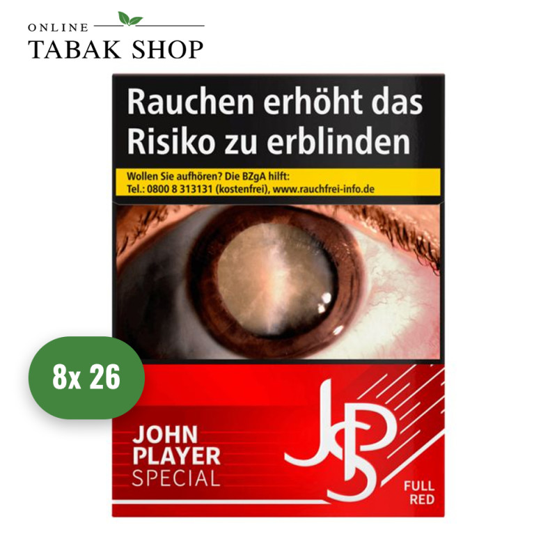 JPS Full Red Zigaretten 2XL (8 x 26er)