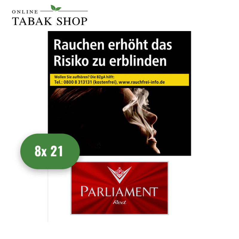 Parliament Red L Zigaretten (10 x 21er)