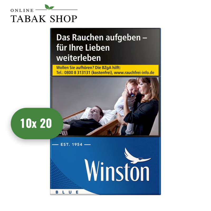 Winston Blue [Blau] Zigaretten "L" (10 x 20er)