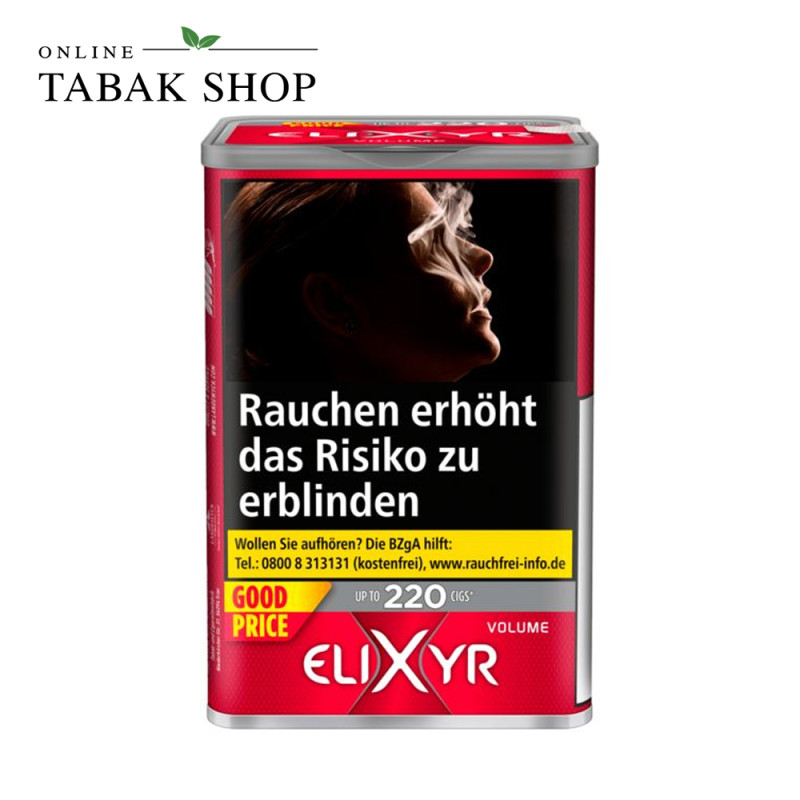 Elixyr Rot Volumen Tabak 100g Dose