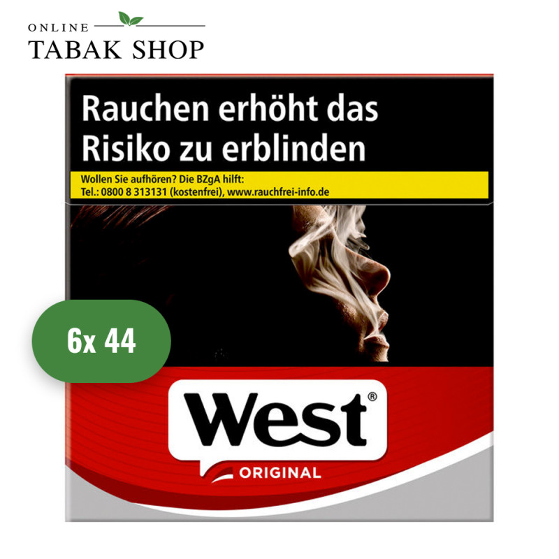 West Original Zigaretten 4XL (6 x 44er)