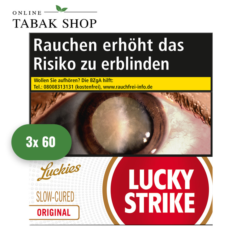 Lucky Strike Original Red Zigaretten Hercules (3 x 60er)