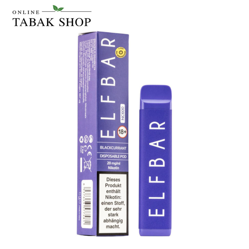 Elf Bar NC600 E-Shisha Blackcurrant