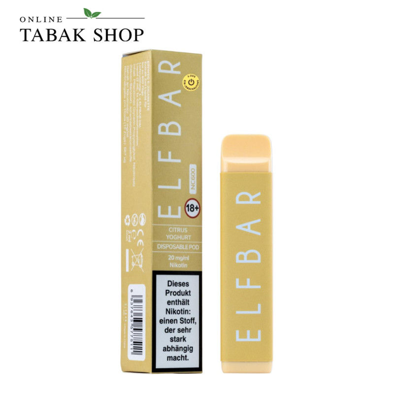 Elf Bar NC600 E-Shisha Citrus Yoghurt