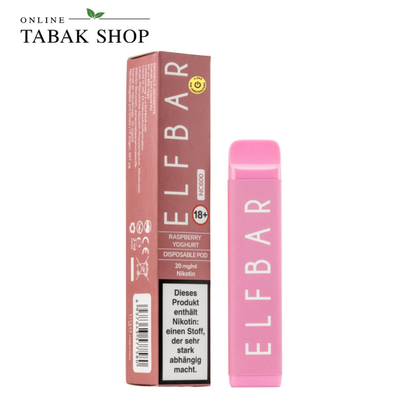 Elf Bar NC600 E-Shisha Raspberry Yoghurt