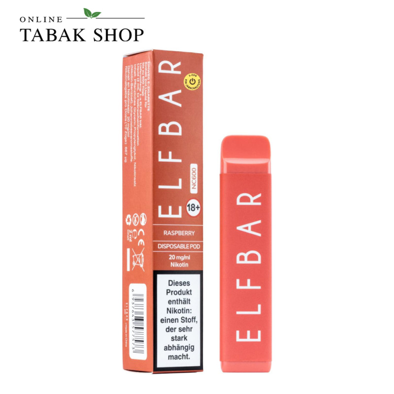 Elf Bar NC600 E-Shisha Raspberry