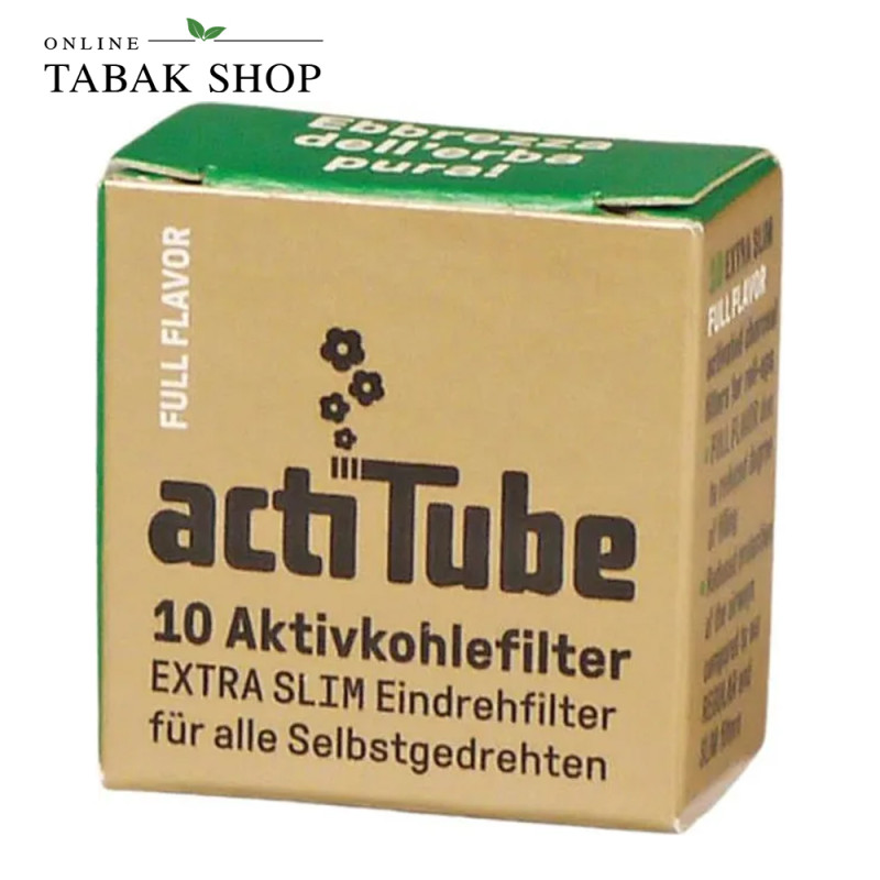 ActiTube Aktivkohlefilter ⌀ 6mm (Extra Slim) 10er Packung