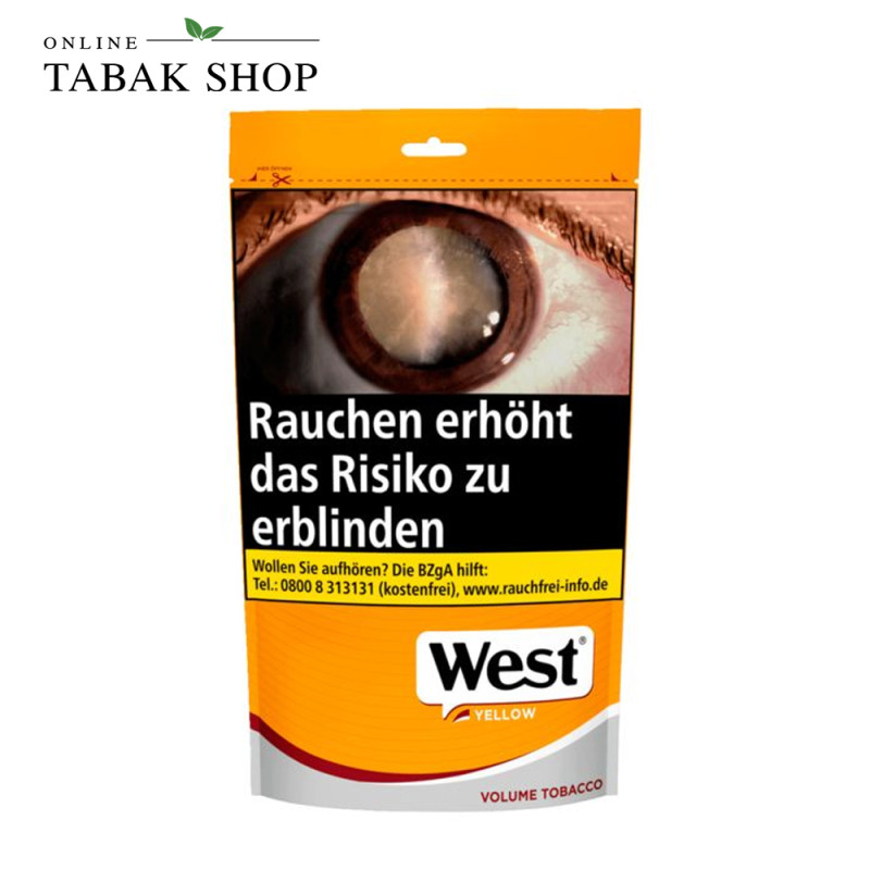 West Yellow Tabak 155g Beutel