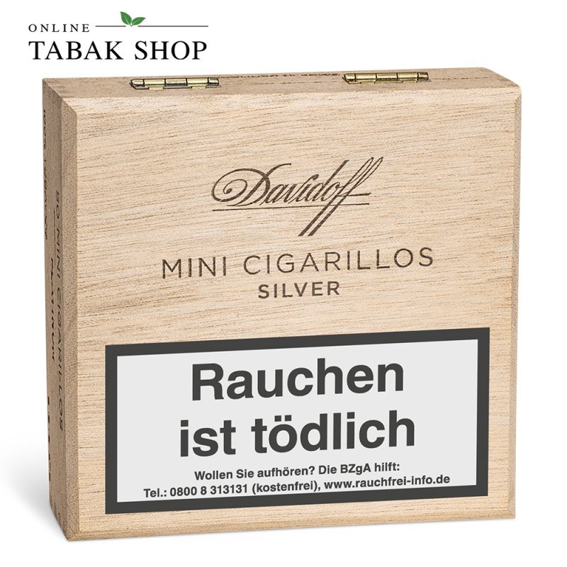 Davidoff Silver Mini Zigarillos 50er Holzkiste