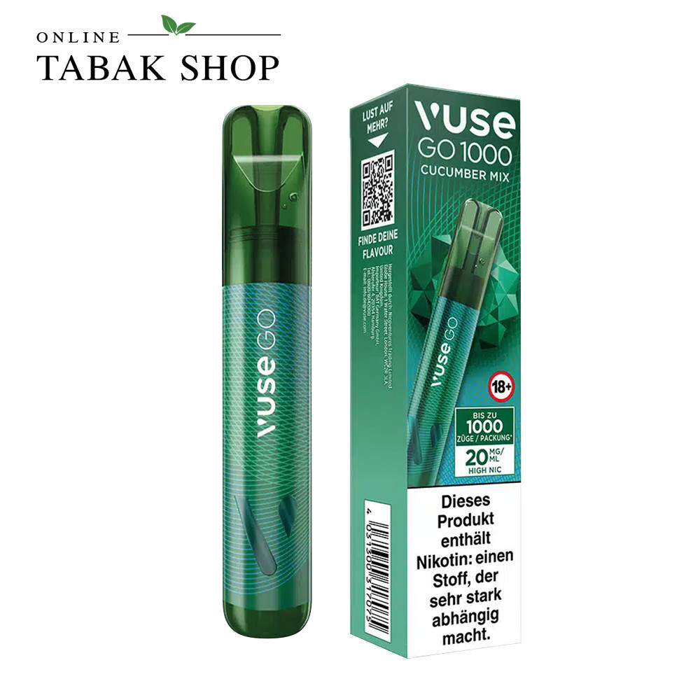 Vuse Go 1000 Einweg E-Zigarette mit Nikotin - ab 8,95 - kaufen Vuse Go 1000 Einweg E-Zigarette mit Nikotin - ab 8,95 - kaufen