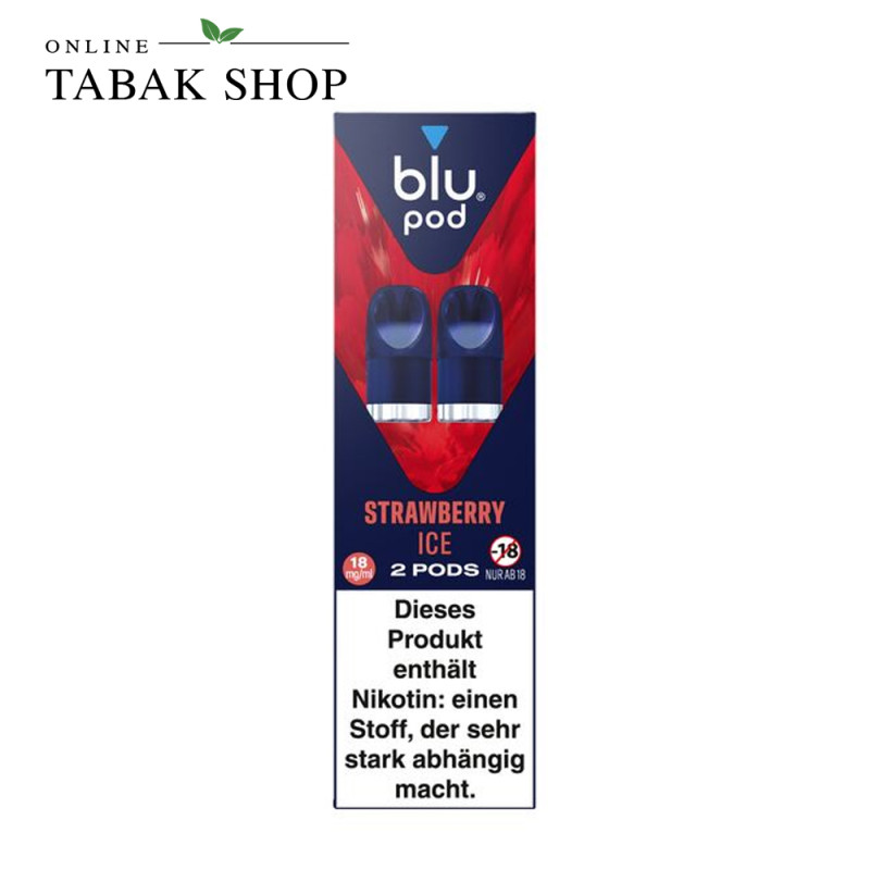 Blu Pods Strawberry Ice 18mg Nikotin