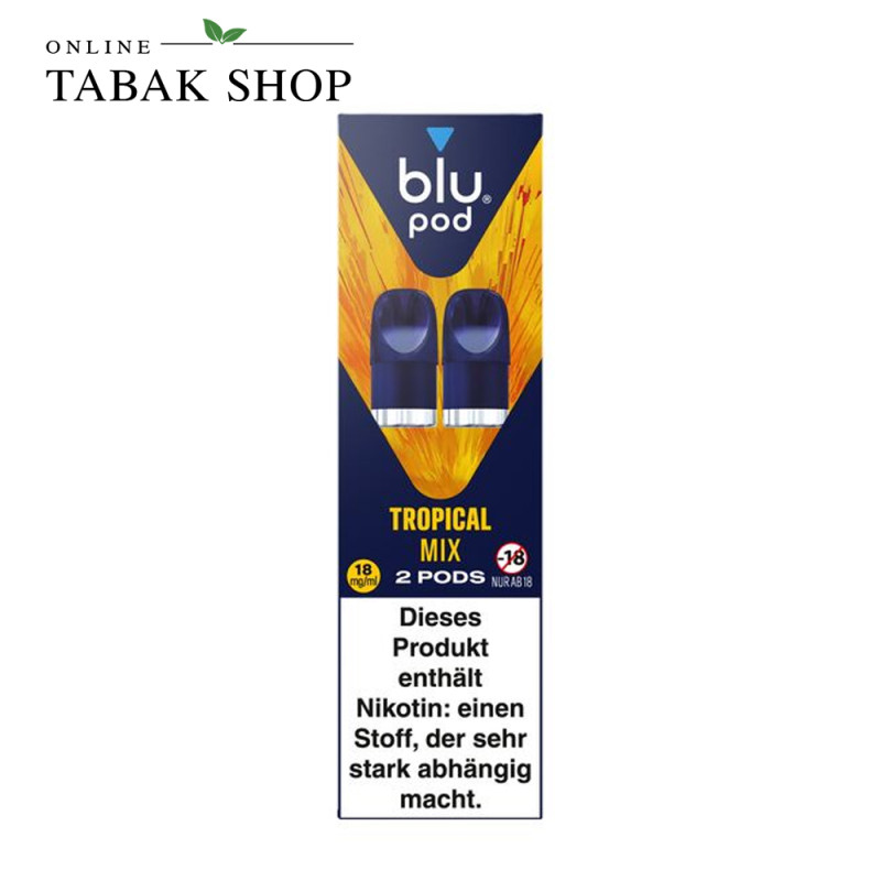Blu Pods Tropical Fruit 18mg Nikotin