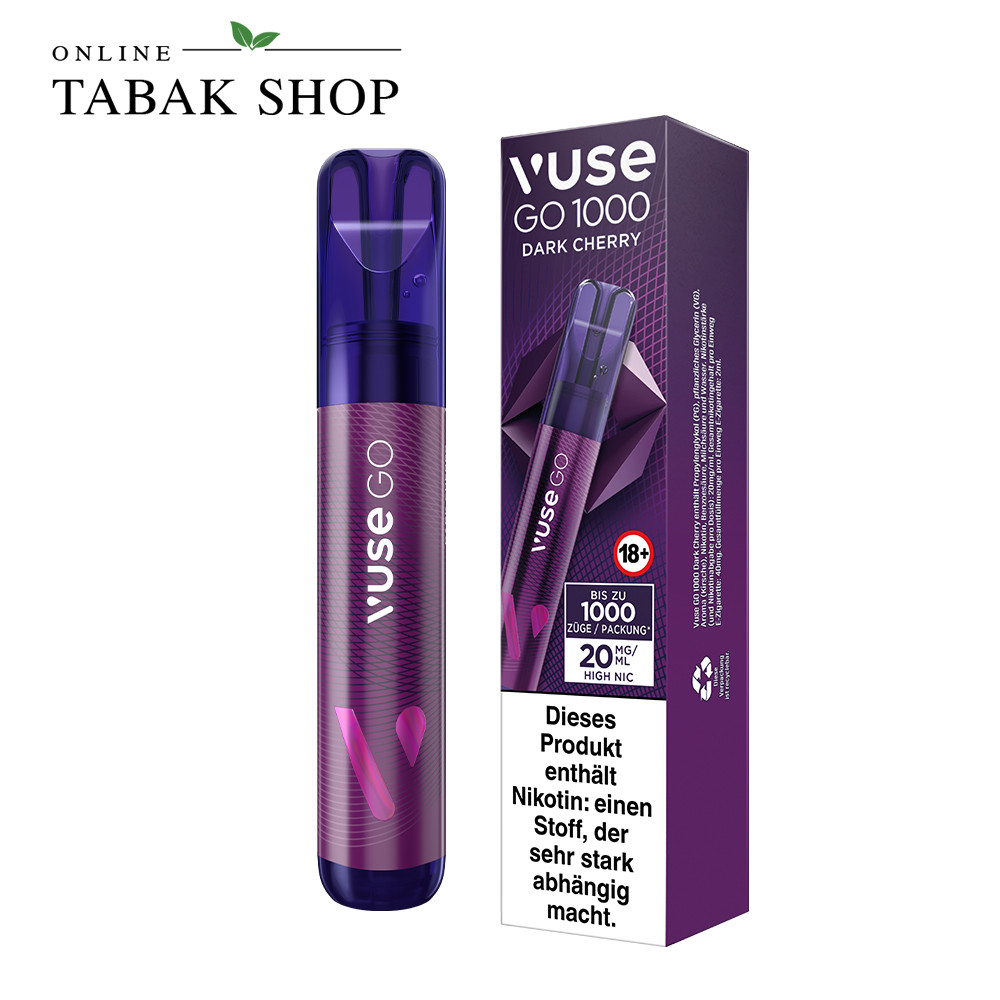 Vuse Go 1000 Einweg E-Zigarette mit Nikotin - ab 8,95 - kaufen Vuse Go 1000 Einweg E-Zigarette mit Nikotin - ab 8,95 - kaufen