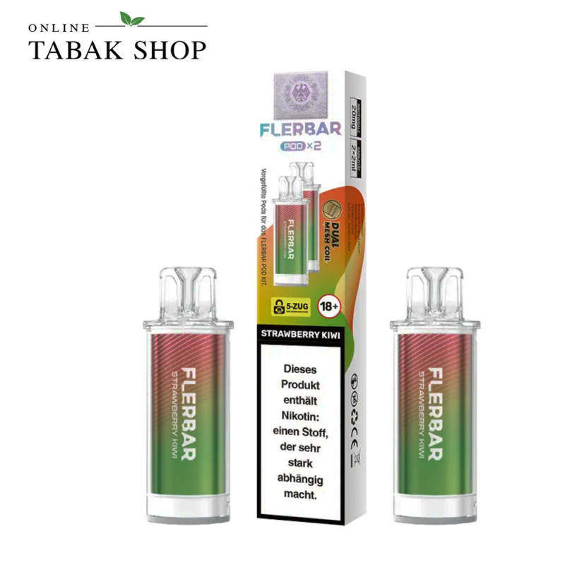 Flerbar Pods Strawberry Kiwi