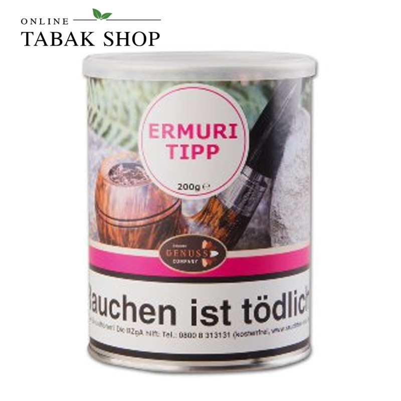 Ermuri Tipp Pfeifentabak 200g Dose