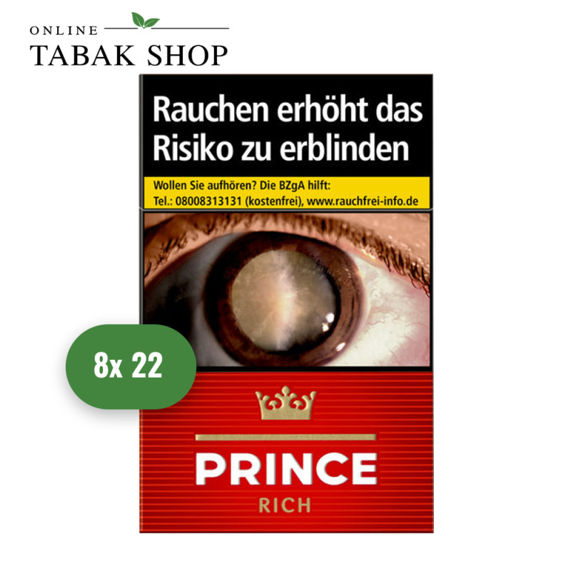 Prince Rich Zigaretten GIGA (8 x 22er)