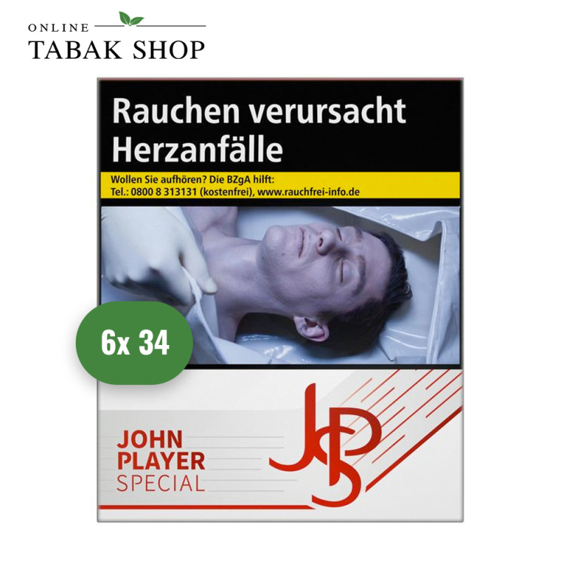 JPS Rot Zigaretten XXXL (6 x 34er)