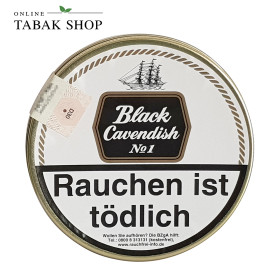 Black Cavendish No. 1 Pfeifentabak 100g Dose