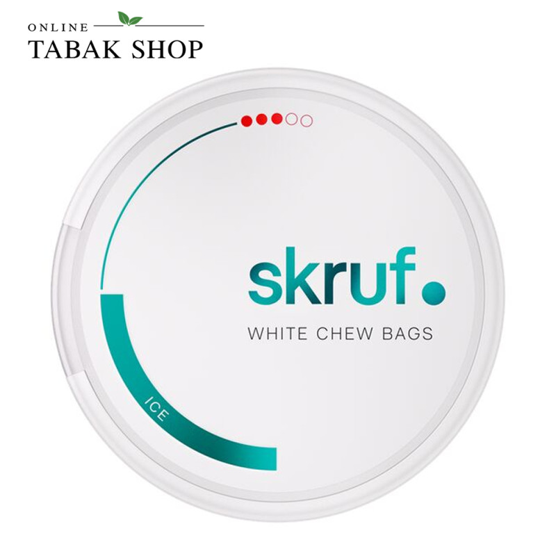 Skruf Ice White Chew Bags Strong 17g