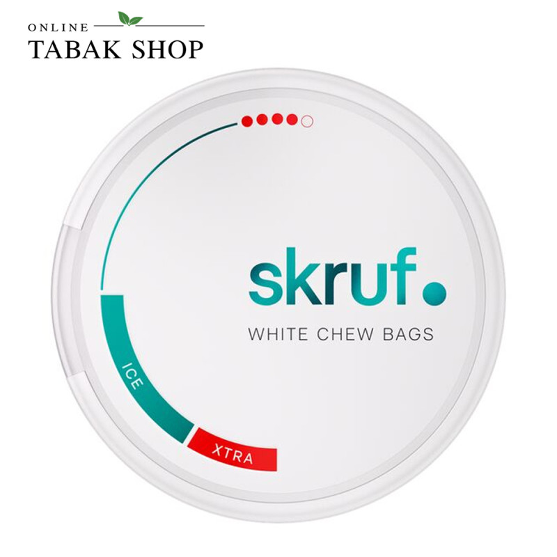 Skruf Ice White Chew Bags Xtra 17g