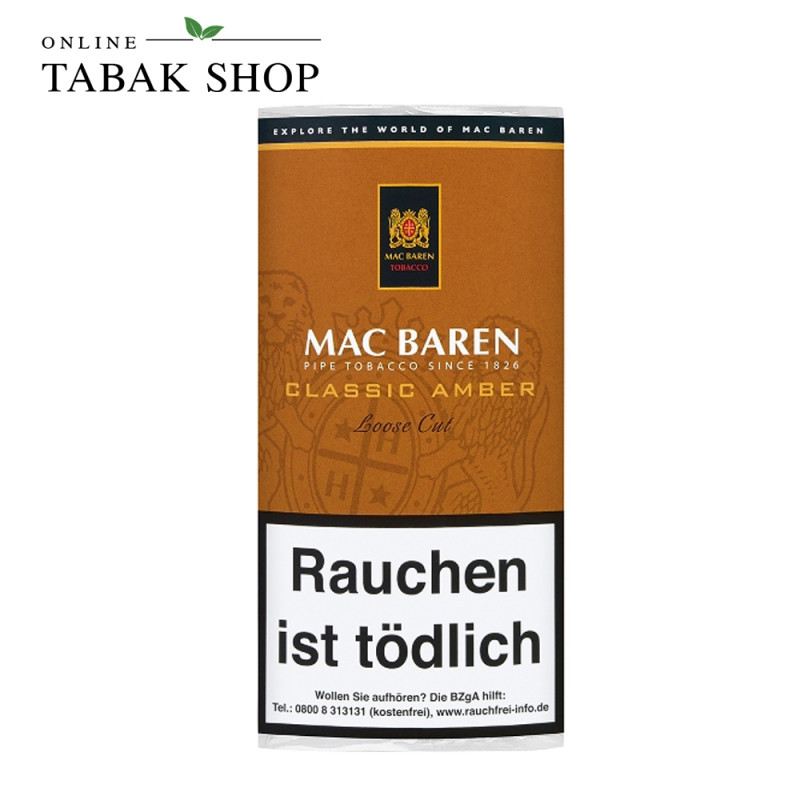 Mac Baren Classic Amber Pfeifentabak 50g Pouch