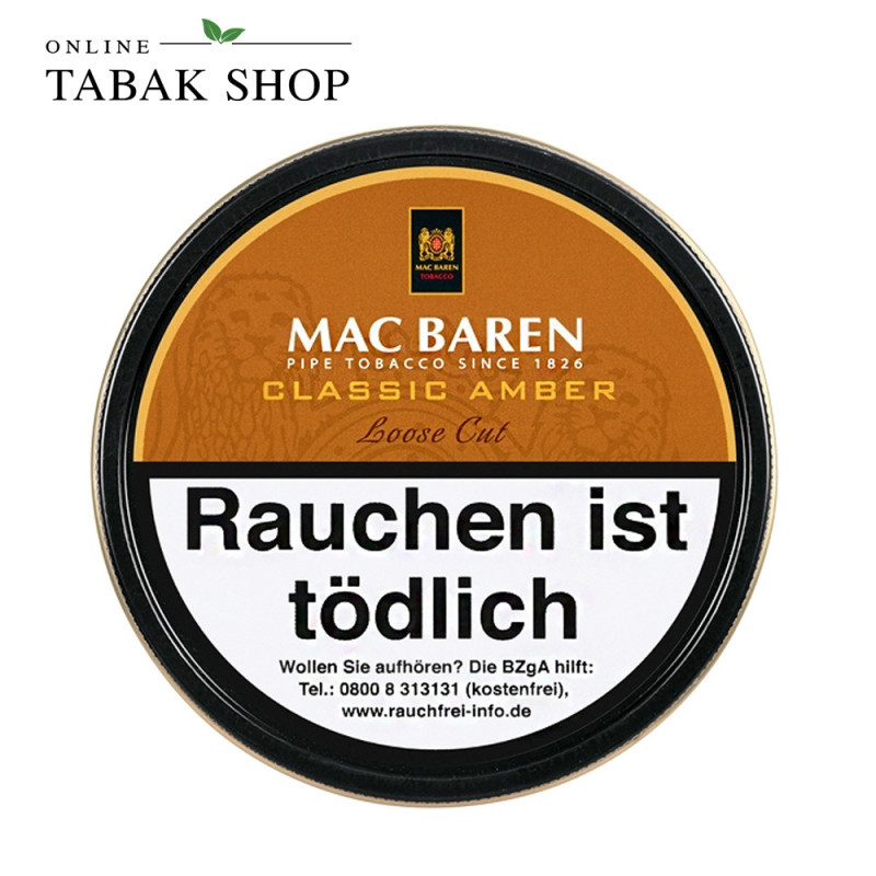 Mac Baren Classic Amber Pfeifentabak 100g Dose