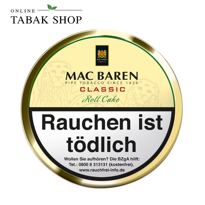 Mac Baren Classic Roll Cake Pfeifentabak 100g Dose