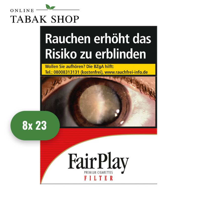 Fair Play Filter Zigaretten XXL (8 x 23er)