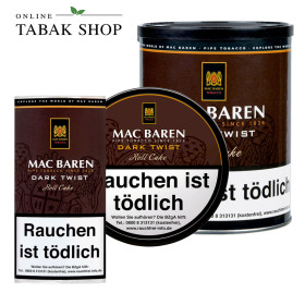 Mac Baren Dark Twist Pfeifentabak (Grammatur wählen)