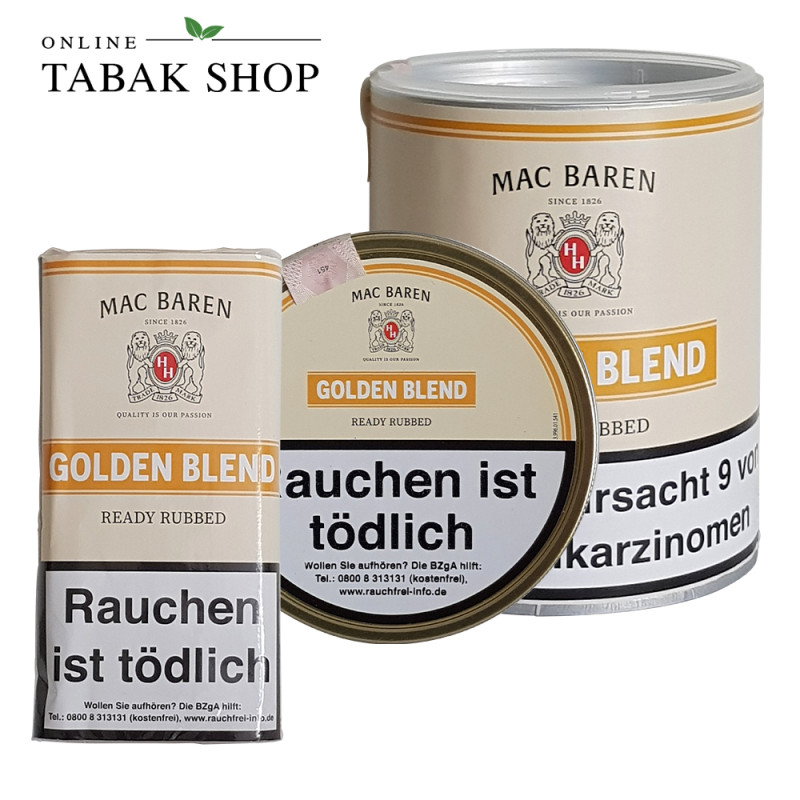 Mac Baren Golden Blend Ready Rubbed Pfeifentabak  (Grammatur auswählen!)