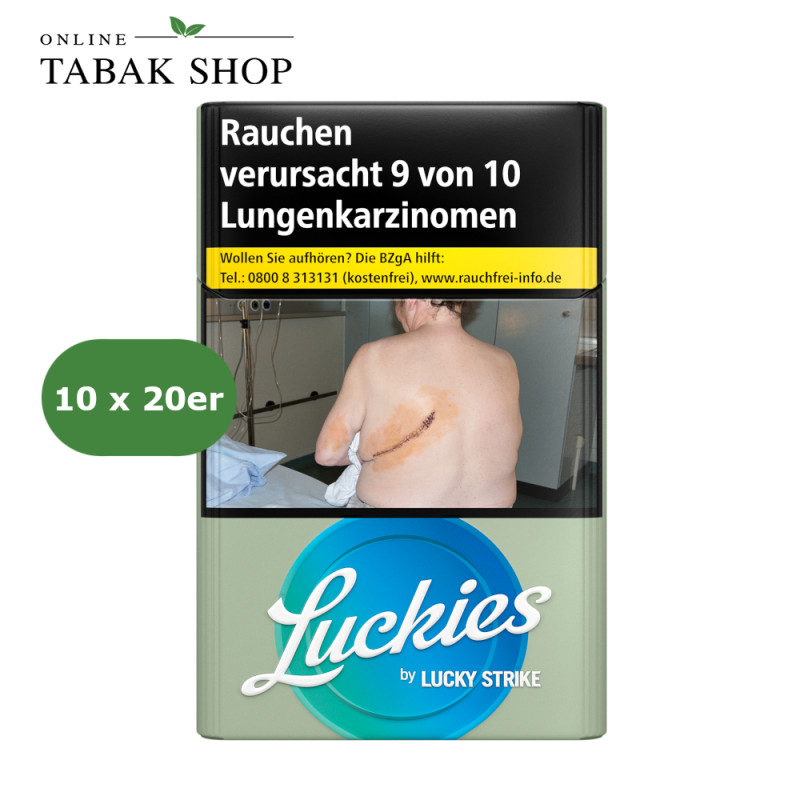 Luckies by Lucky Strike Blue Zigaretten OP (10 x 20er)