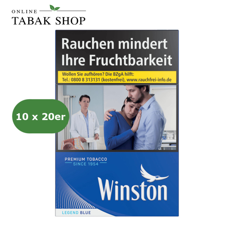 Winston Blue Zigaretten OP (10 x 20er)