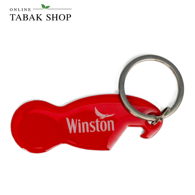 Winston Einkaufswagenlöser / Flaschenöffner Rot