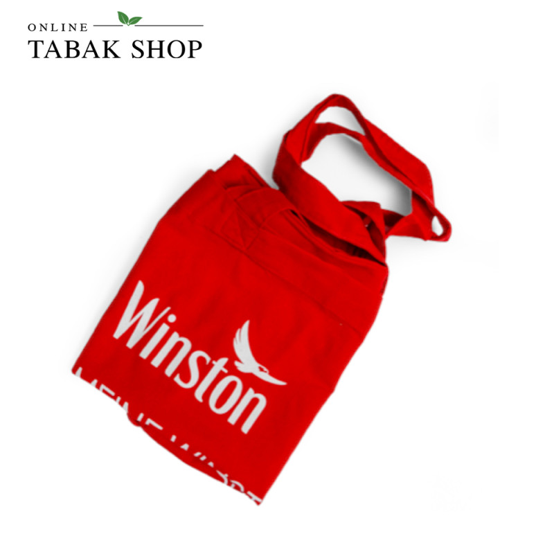 Winston Einkaufstasche aus Stoff Rot