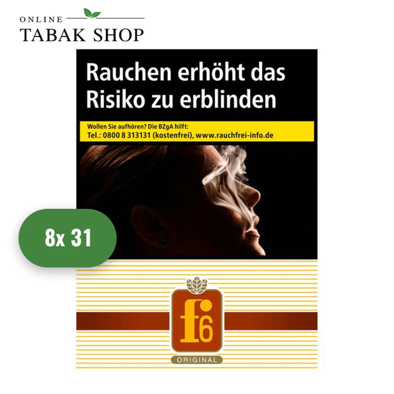 f6 Original Zigaretten 2XL (8 x 31er)