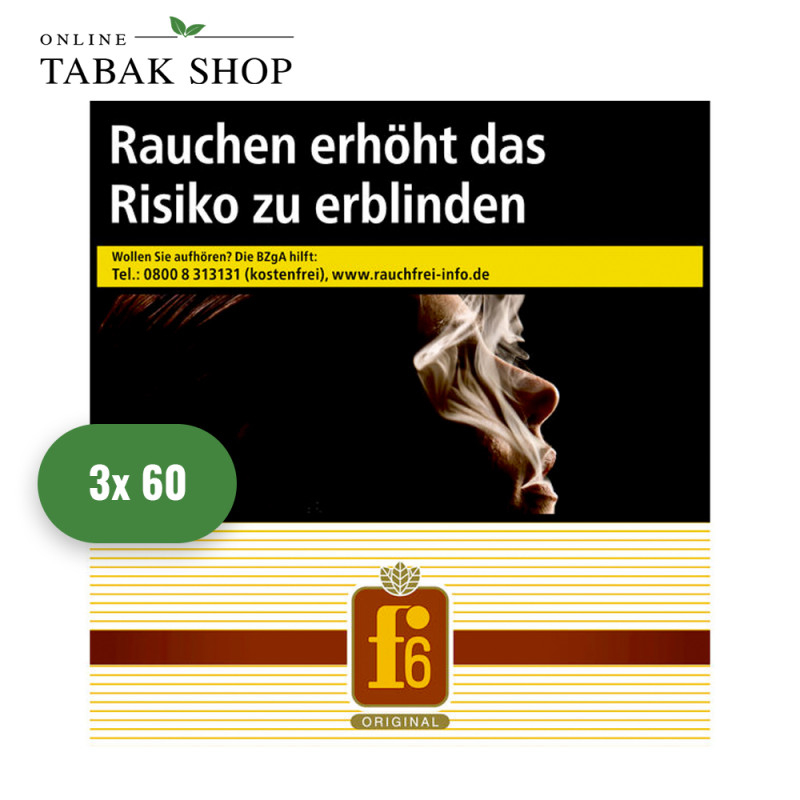 f6 Original Zigaretten 7XL (3 x 60er)