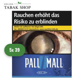 Pall Mall Blue Zigaretten King (5 x 39er)