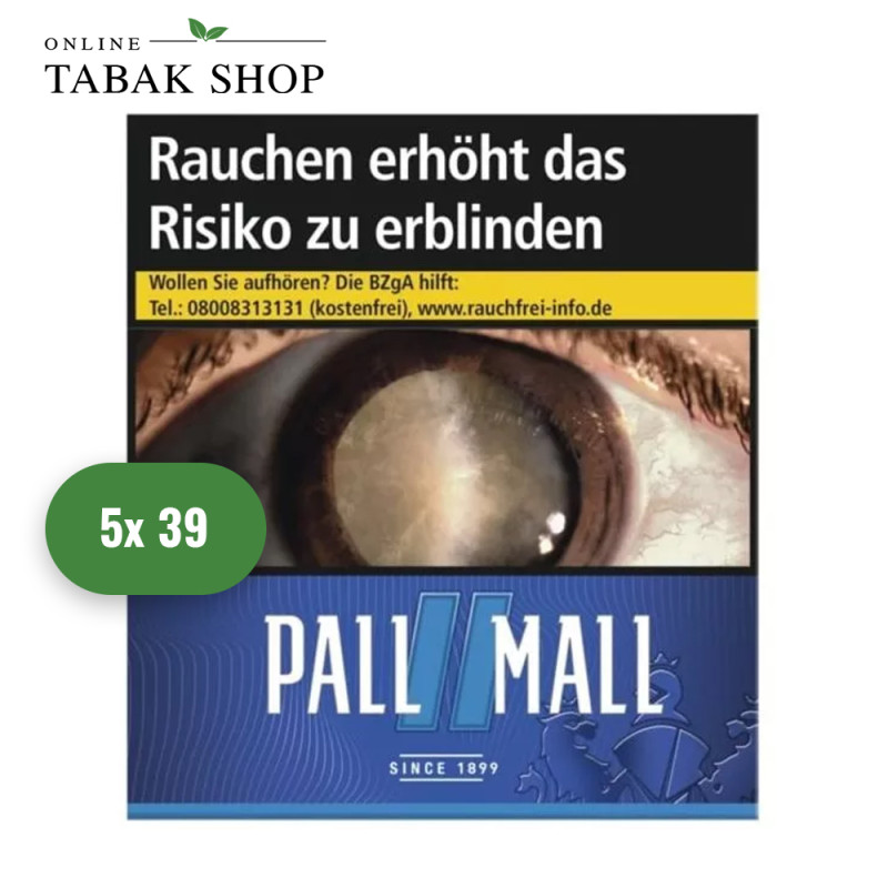 Pall Mall Blue Zigaretten King (5 x 39er)