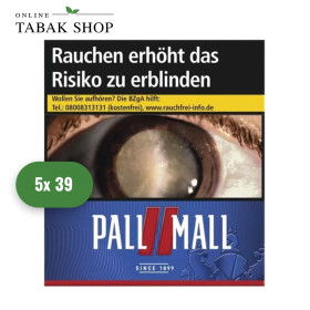 Pall Mall Red Zigaretten King (5 x 39er)